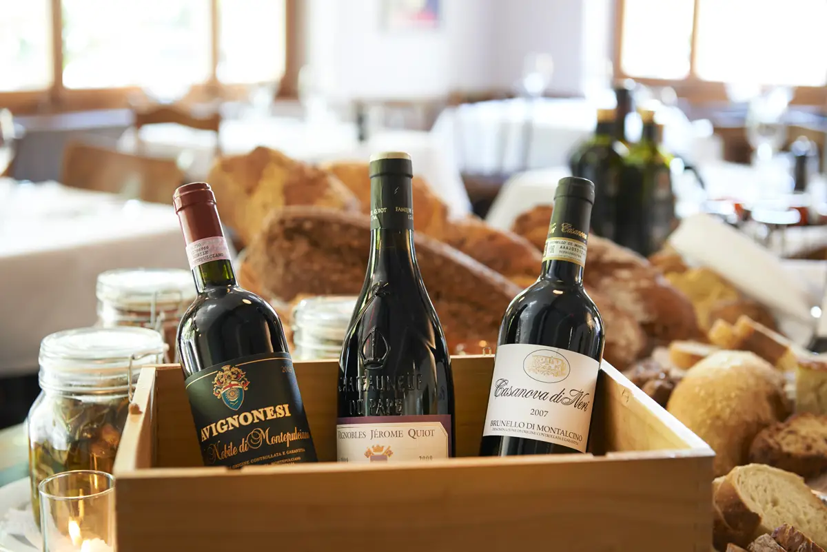 Interieur der Brasserie Obstberg