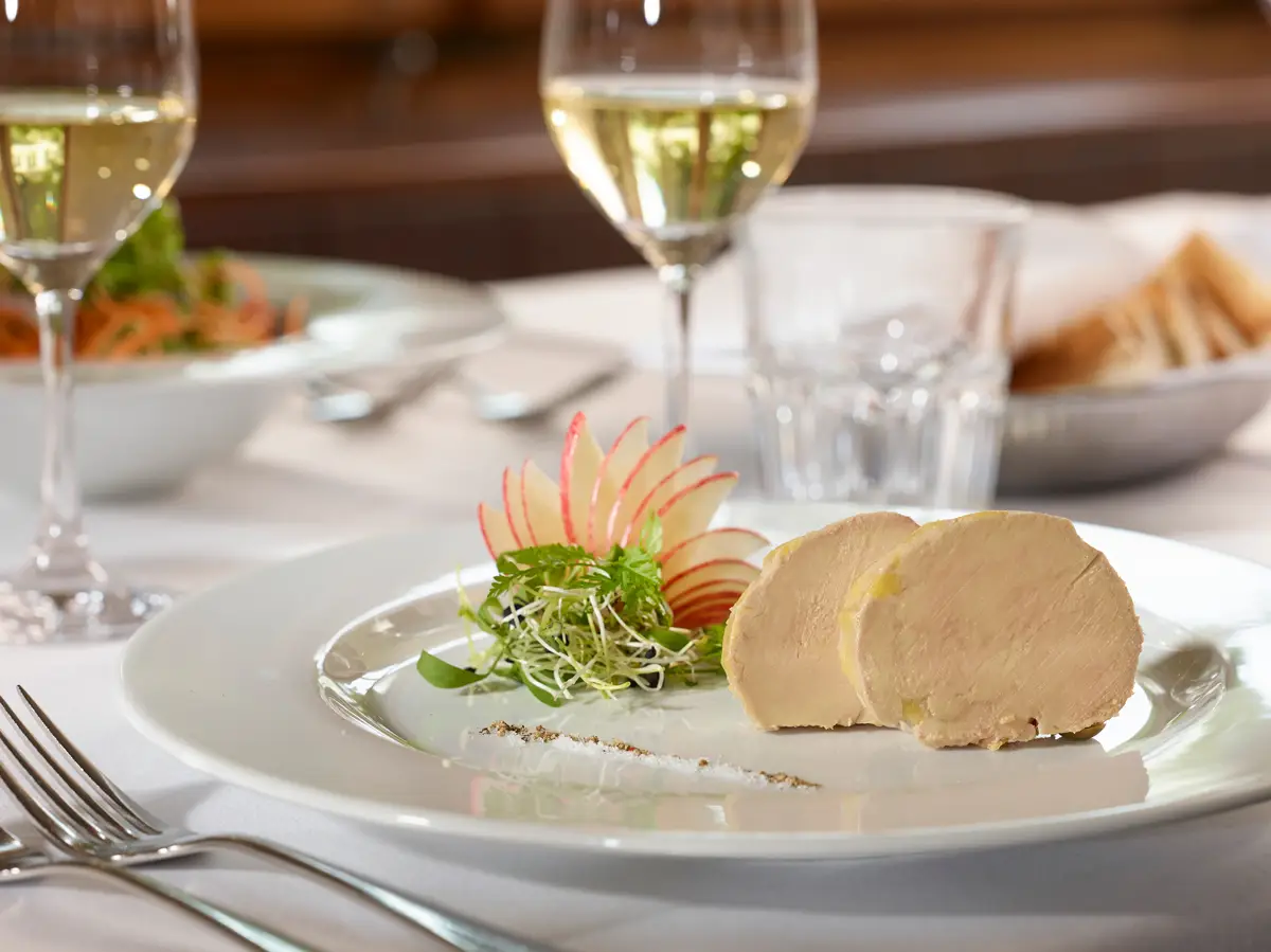 Foie Gras maison – Spezialität der Brasserie Obstberg