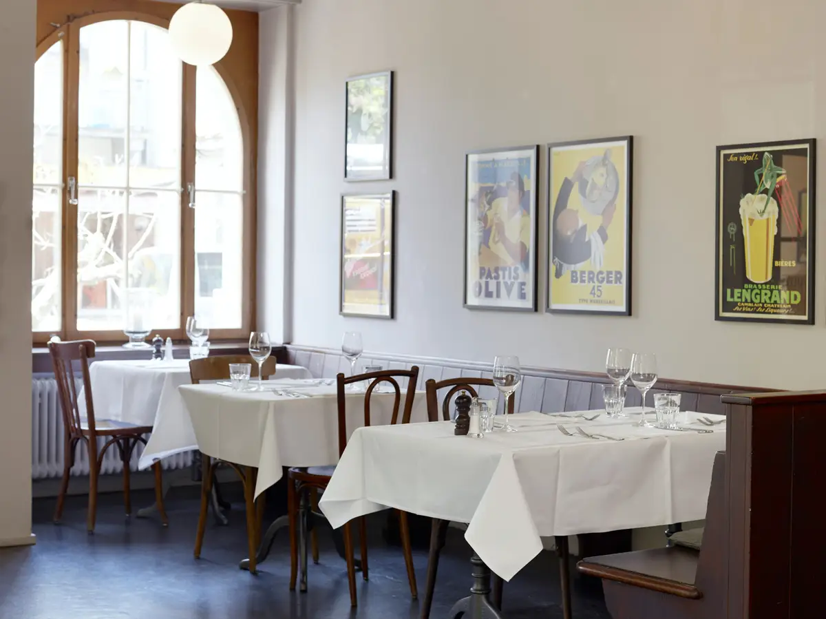 Bistrobereich der Brasserie Obstberg