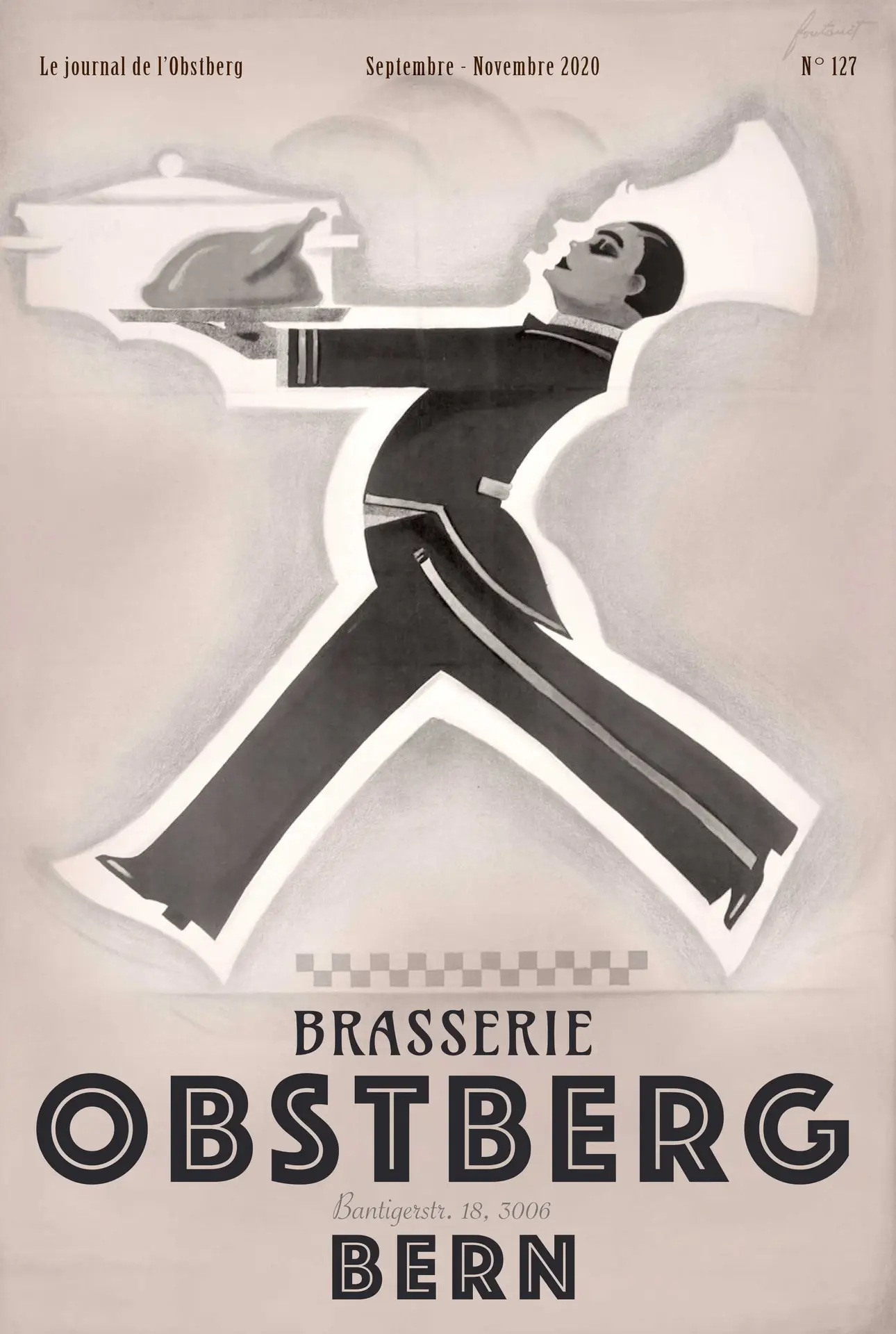 Gastraum der Brasserie Obstberg