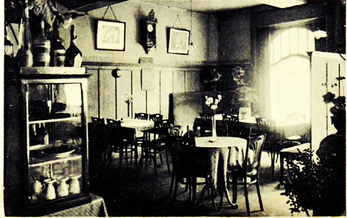 Historische Aufnahme der Brasserie Obstberg